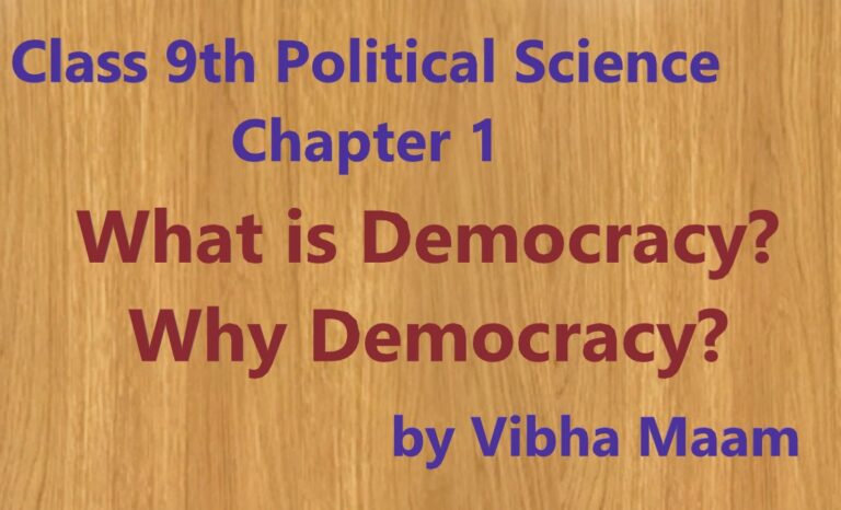 CLASS 9 POLITICAL SCIENCE CHAPTER 1 NOTES STUDY RANKERS visual data 8